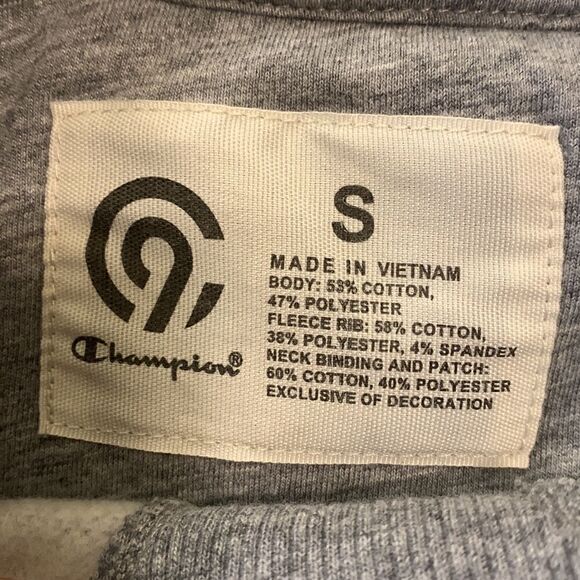 CHAMPION, pullover sweat shirt, cotton blend, like new, crew neck, Small - Picture 2 of 14
